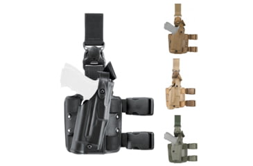 Image of Safariland Model 6305RDS ALS/SLS Drop Leg Holster, Black, Coyote, Coyote Brown, Flat Dark Earth Brown, Green, Multi Cam