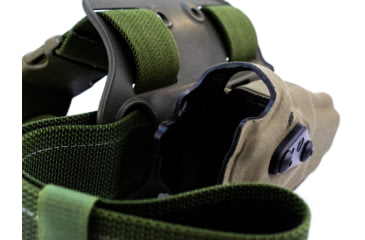 Image of Safariland Model 6354 ALS DO Drop-Leg Holster, Glock 34/35, Right Hand, Cordura Ranger Green, 6354DO-683-731