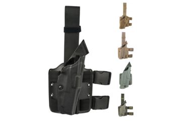 Image of Safariland Model 6354 ALS Drop-Leg Glock Holster, Black, Coyote Brown, Flat Dark Earth, Foliage Green, OD Green
