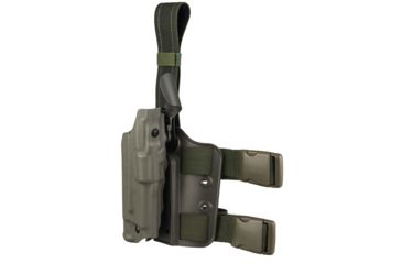 Image of Safariland Model 6354 ALS Drop-Leg Holster, Glock 19/23/32, Right Hand, STX OD Green, 6354-283-561