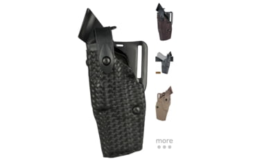 Image of Safariland Model 6360 ALS/SLS Mid-Ride Level-III Duty Holster for Glock w/ Rail Mounted Light, Black, Cordovan, Coyote Brown, Flat Dark Earth, Foliage Green, OD Green