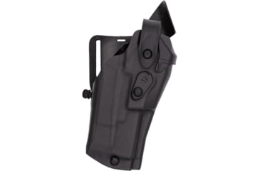 Image of Safariland Model 6360rds Als/sls Mid-ride, Level Iii Retention Duty Holster For Glock 19 Mos W/ Light, Black, Left Hand, 1331694