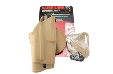 Image of Safariland Model 6378 ALS Paddle/Belt Loop Holster, Glock 20/21 w/ITI M3 Light, Right Hand, STX Flat Dark Earth, 6378-3832-551