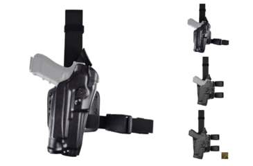 Image of Safariland Model 6384RDS-SP10 ALS OMV Drop Leg Holster, Black, Coyote Brown, Flat Dark Earth, Multi Cam