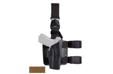 Image of Safariland 6385 ALS OMV w/Quick Release, H&amp;K VP9, Holster, Coyote Brown, Right Hand, 6385-593-761