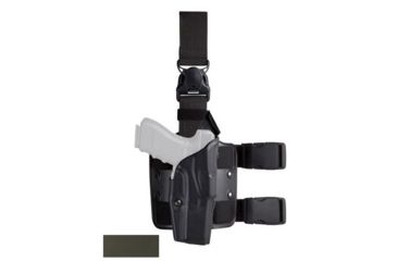Image of Safariland 6385 ALS OMV Tactical Holster w/Quick Release, Colt Government, OD Green, Right, 6385-53-561