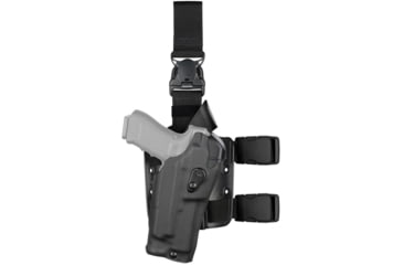 Image of Safariland Model 6385rds Als Omv Tactical Holster W/ Quick Release Leg Strap - 6385RDS-8321-131
