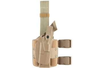 Image of Safariland Model 7004 7ts Sls Tactical Holster, Sig Sauer P229 40 w/ SureFire X300U-Light Attachment, Fde Brown - 7004-4472-551