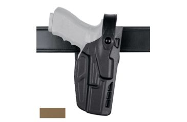 Image of Safariland 7280 7TS SLS Mid-Ride Level-II Retention Duty Holster H&amp;K VP9 STX Flat Dark Earth Left Hand 7280-593-552
