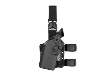 Image of Safariland 7305RDS 7TS ALS/SLS Tactical Holster w/Quick-Release Leg Strap, Glock 19, Streamlight TLR-1, Left, Black, 1323825