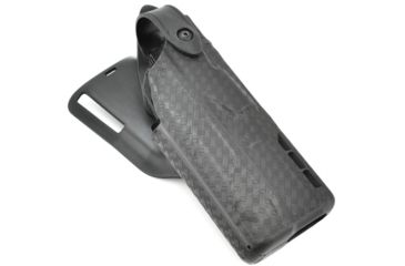 Image of Safariland Model 7365 7TS ALS Low-Ride Level-III Duty Holster, Glock 19/23/32, Right Hand, STX Basket Weave Black, 7365-283-481