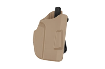 Image of Safariland 7371 7TS ALS Concealment Paddle Glock Holsters, Glock 43/43X/43X MOS, Right, Plain, FDE Brown, 1334261