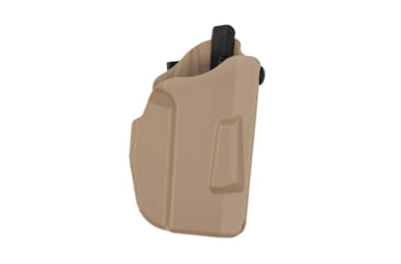 Image of Safariland Model 7379 7TS ALS Concealment Clip-on OWB Belt Holsters, SIG Sauer P365, Right, SafariSeven Plain, FDE Brown, 7379-365-551