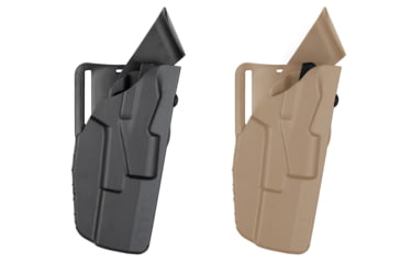 Image of Safariland Model 7390 7ts Als Mid Ride Duty Holster SAFA-7390, Black, FDE Brown