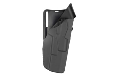 Image of Safariland 7TS ALS Low Ride Duty Holster, Left Hand, STX Plain, Black, 7395-825-412