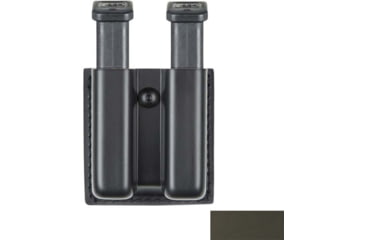 Image of Safariland Model 79 Slimline Open Top Double Magazine Pouches, Glock 20 10mm 4.6in/Glock 21 .45 Cal., OD Green, STX Tactical, MOLLE, 79-383-563-MSA