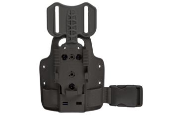 Image of Safariland Molle Capable, Small Tactical Plate W/Dfa Qls Receiver, Black, Single Kit Only 6004-27-2