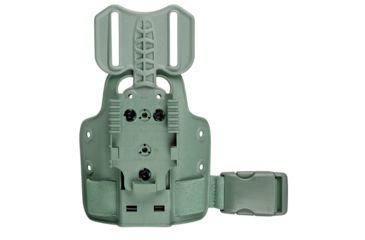 Image of Safariland Molle Capable, Small Tactical Plate w/DFA QLS Receiver, Foliage Green, Single Kit Only, 6004-27-54