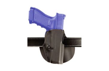 Image of Safariland Paddle Holster for Pistols, Right Hand, STX Plain Black 1.5in. Belt Slots w/Cut Outs for 1.75in., 2in. and 2.25in. Belt Slops with 1in. Drop 5188-5340-411-DM