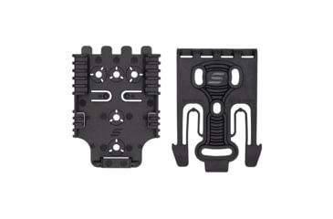 Image of Safariland Quick Locking System Kit, QLS 19 Locking Fork, QLS 22 Receiver Plate, Coyote Brown, 1337303