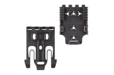 Image of Safariland Quick Locking System Kit Model 3, Non-Locking w/ 2 Receiving Plates, Coyote Brown, QUICK-KIT3-76