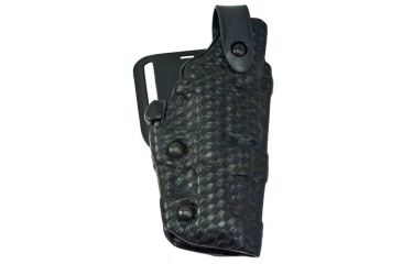 Image of Safariland 6070 Raptor Level III, Mid-Ride UBL Holster - Basket Black, Right Hand, Glock 17, 19, 22, 23, 6070-83-81
