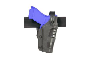 Image of Safariland 6270 Raptor Level II Plus, Mid-Ride UBL Holster - Basket Black, Left Hand 6270-93-82