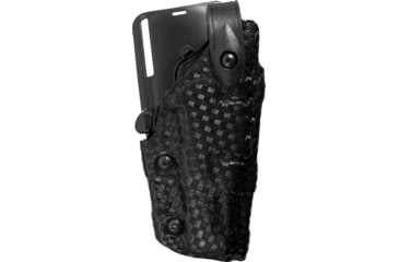 Image of Safariland 6075 Raptor Level III UBL Holster w/Sentry - Basket Black, Right Hand - Glock 17/22/19/23