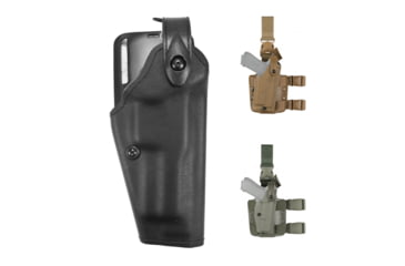 Image of Safariland Sig P226/P220 6305 Lock QR Tactical Holster, Black, Coyote Brown, OD Green