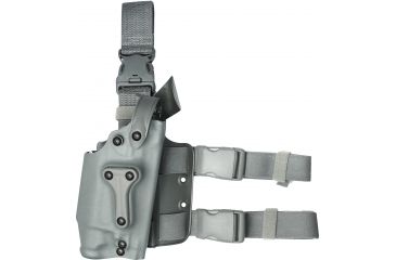 Image of Safariland 6035 SLS Military Thigh Holster - STX Foliage Green, Right Hand - Beretta 92F w/Light, 4.9in BBL - 7312-541 