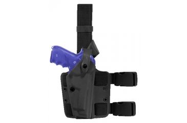 Image of Safariland 6004 SLS Tactical Holster - Tactical Black, Right Hand 6004-17421-121