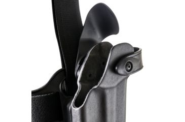 Image of Safariland SLS Tactical Holster, Left Hand, STX Tactical Black Leg Shroud Single Strap 6004-77421-122-SP10