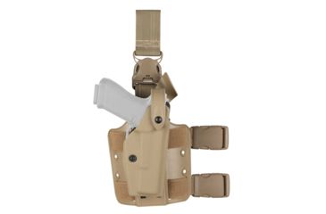 Image of Safariland 6005 SLS Tactical Holster w/Quick Release, Springfield XD 45- 5in., STX Flat Dark Earth, Left Hand, 6005-149-552