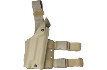 Image of Safariland 6004 SLS Tactical Holster w/Dbl Leg Straps, H&amp;K Off Handgun For Navy-Mk 23 in.Socomin., STX Flat Dark Earth, Right Hand, 6004-94-551