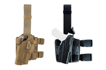 Image of Safariland Springfield Armory 6384 OMV Tactical Holster, Black, Coyote Brown
