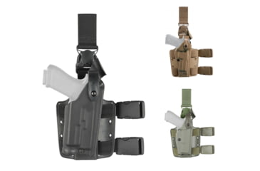 Image of Safariland Springfield QR 6005 SLS Tactical Holster, Black, Coyote Brown, OD Green