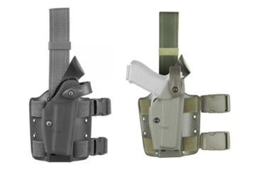 Image of Safariland Surefire 1911 6004 SLS Tactical Holster, Black, OD Green