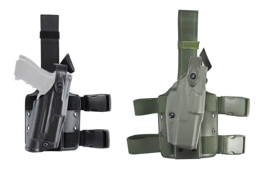 Image of Safariland S&amp;W M&amp;P 9/40 Holster, 6304 Tactical, Black, OD Green