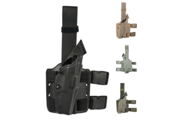 Image of Safariland S&amp;W M&amp;P 9L 5in 6354 Thumb Safety Tactical Holster, Black, Flat Dark Earth, Foliage Green, OD Green
