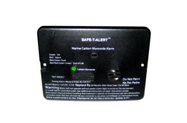 Safe-T-Alert 62 Series Carbon Monoxide Alarm - 24V Flush Mount - Black w/Relay