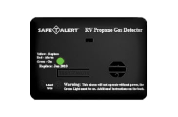 Image of Safe-T-Alert By Mti Industries Mini Lp Gas Alarm - 12V, 20 Series, Black, 20-441-P-BL