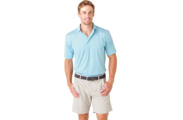 Image of Saint Bernard Banks Dot Performance Pique Polo - Mens, ms-bas-dpie-polo
