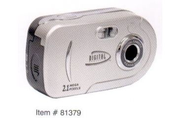 Image of Sakar 2.1 Megapixel Digital Camera w/ Flash, SD/MMC Memory Slot 81379