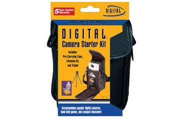 Image of Sakar Digital Camera Starter Kit (DC-70 Case/TR023 Tripod/LCK-3 Lens Kit) DC-115