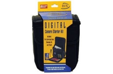 Image of Sakar Digital Camera Starter Kit (DC-90 Case/TR023 Tripod/LCK-3 Lens Kit) DC-315