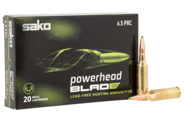 Image of Sako PowerHead Blade, 6.5 PRC, 120 Grain, Rifle Ammo, JASPHB65PRC120B