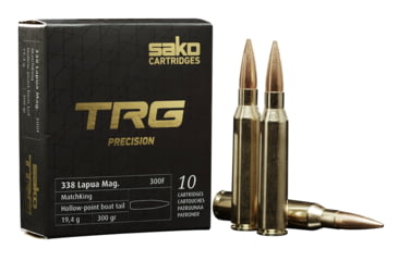 Image of Sako MatchKing, 338 Lapua Mag, 300 Grain, Rifle Ammo, JASTRG338LM300B