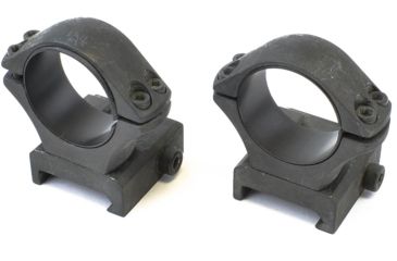 Image of Sako Optilock Ring and Base Set - Phosphate Finish - 1in. Diameter - LOW fits Picatinny rails S180F919