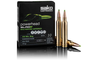 Image of Sako Powerhead Blade .308 Win 162 Grain Lead Free Copper Expanding Brass Cased Rifle Ammo, 20 Rounds, C629656ASA10XBX