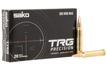 Image of Sako Lapua Scenar L .300 Winchester Magnum 175 Grain Open Tip Match Brass Cased Rifle Ammo, 20 Rounds, JAS-TRG300WM/175B